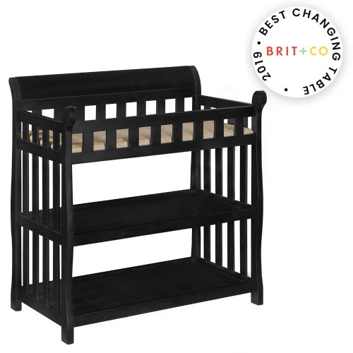  Delta Children Eclipse Changing Table with Changing Pad, Black