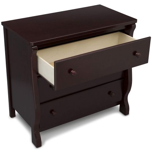  Delta Children Universal 3 Drawer Dresser, Espresso Cherry