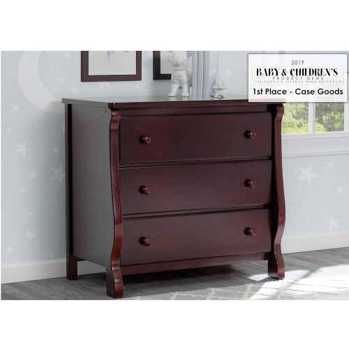  Delta Children Universal 3 Drawer Dresser, Espresso Cherry