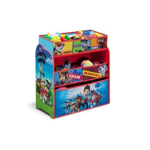  Delta Children 6-Bin Toy Storage Organizer, Nick Jr. PAW Patrol