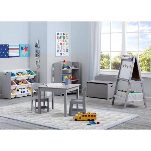  Delta Children MySize Deluxe Toy Box, Grey