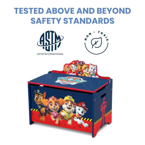  Delta Children Deluxe Toy Box, Nick Jr. PAW Patrol