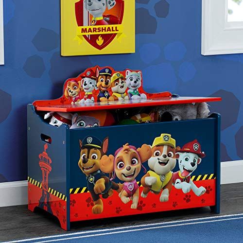  Delta Children Deluxe Toy Box, Nick Jr. PAW Patrol