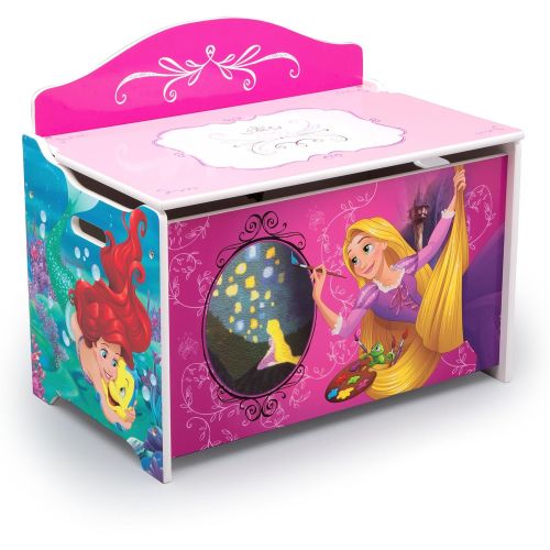  Delta Children Deluxe Toy Box, Disney Princess