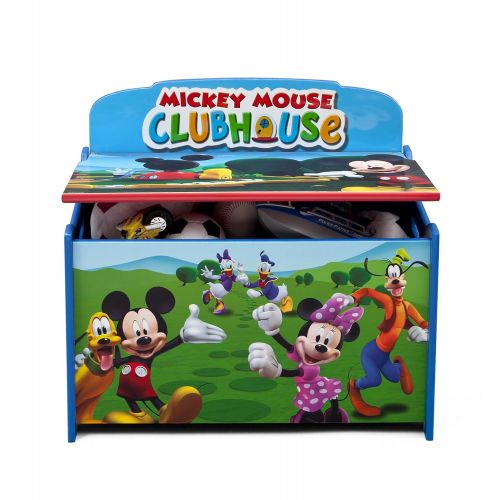  Delta Children Deluxe Toy Box, Disney Mickey Mouse