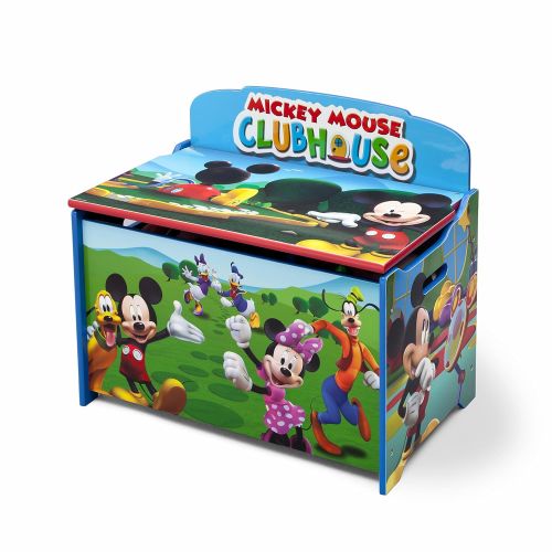  Delta Children Deluxe Toy Box, Disney Mickey Mouse