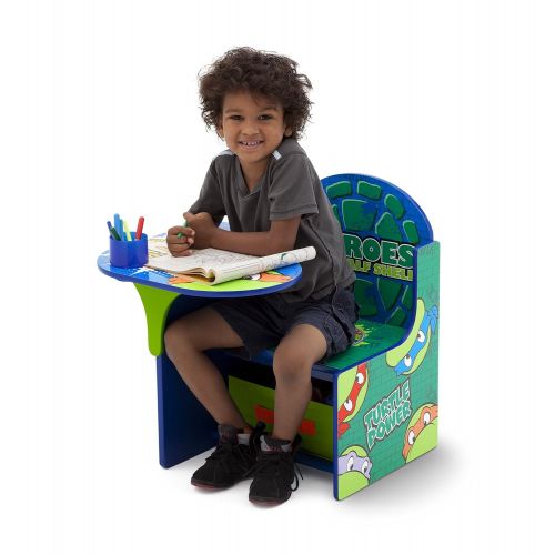  Delta Children Chair Desk With Storage Bin, Ninja Turtles