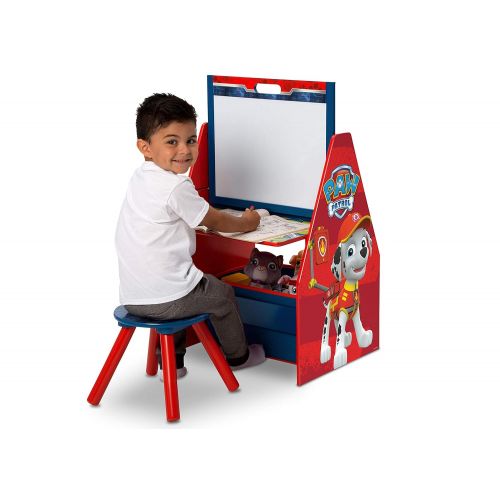  Delta Children Kids Easel and Play Station  Ideal for Arts & Crafts, Drawing, Homeschooling and More, Nick Jr. PAW Patrol