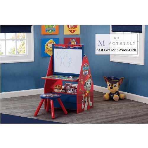  Delta Children Kids Easel and Play Station  Ideal for Arts & Crafts, Drawing, Homeschooling and More, Nick Jr. PAW Patrol