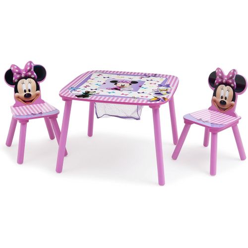  Disney Minnie Mouse Storage Table and Chairs Set Delta Children