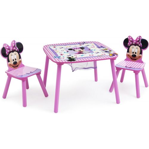  Disney Minnie Mouse Storage Table and Chairs Set Delta Children