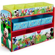 Delta Children Deluxe 9 Bin Toy Storage Organizer, Disney Mickey Mouse