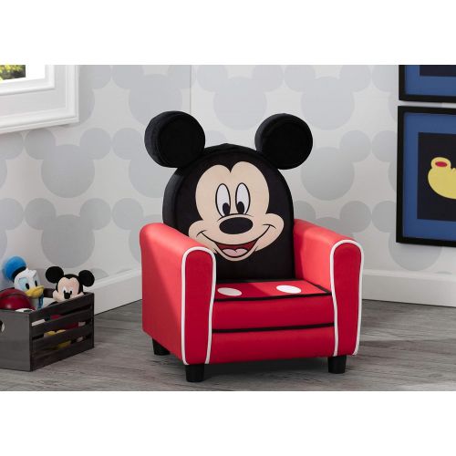  Delta Children Figural Upholstered Kids Chair, Disney Mickey Mouse