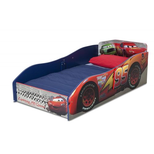  Delta Children Wood Toddler Bed, Disney/Pixar Cars