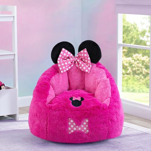  Disney Minnie Mouse Cozee Figural Chair by Delta Children, Toddler Size (for Kids Up to 6 Years Old)