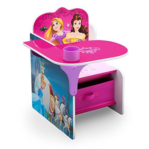  Delta Children Chair Desk with Storage Bin, Disney Princess