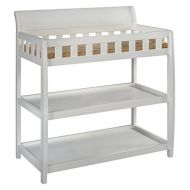 Delta Children Bentley Changing Table with Changing Pad, White