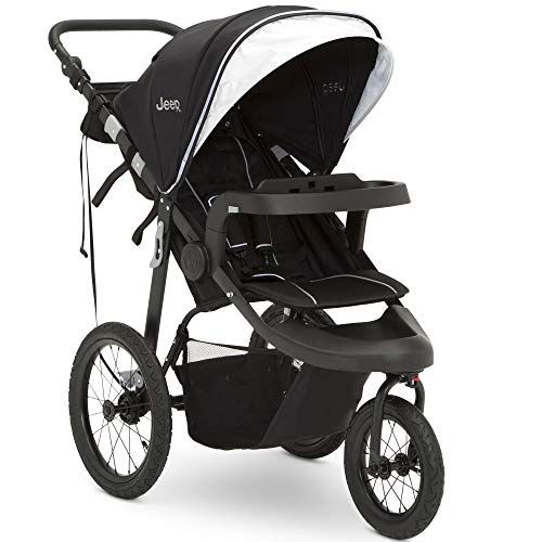  Jeep Hydro Sport Plus Jogger by Delta Children, Black; Includes Car Seat Adapter