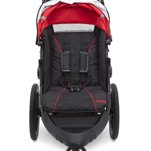  Delta Children Jeep Classic Jogging Stroller, Red