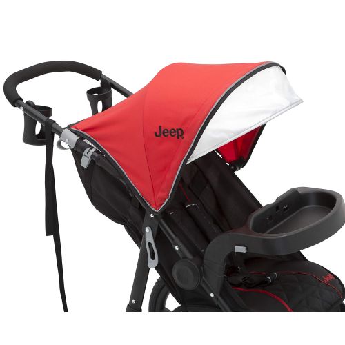  Delta Children Jeep Classic Jogging Stroller, Red