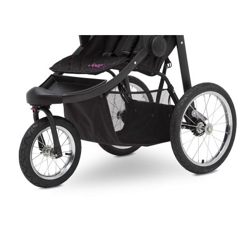  [아마존베스트]Jeep Deluxe Patriot Open Trails Jogger by Delta Children, Berry Tracks