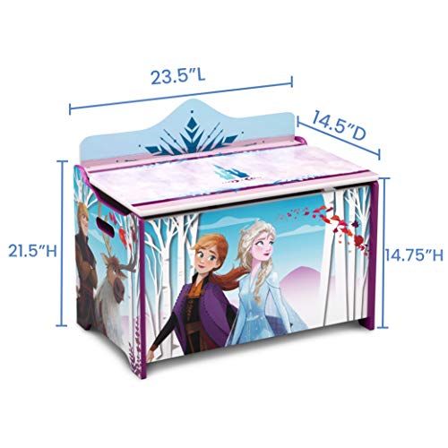  [아마존베스트]Delta Children Deluxe Toy Box, Disney Frozen II