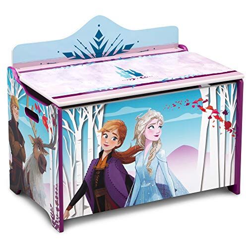  [아마존베스트]Delta Children Deluxe Toy Box, Disney Frozen II