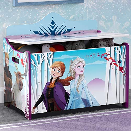  [아마존베스트]Delta Children Deluxe Toy Box, Disney Frozen II