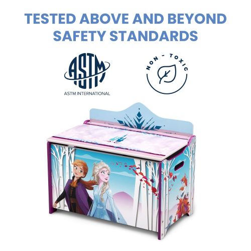  [아마존베스트]Delta Children Deluxe Toy Box, Disney Frozen II