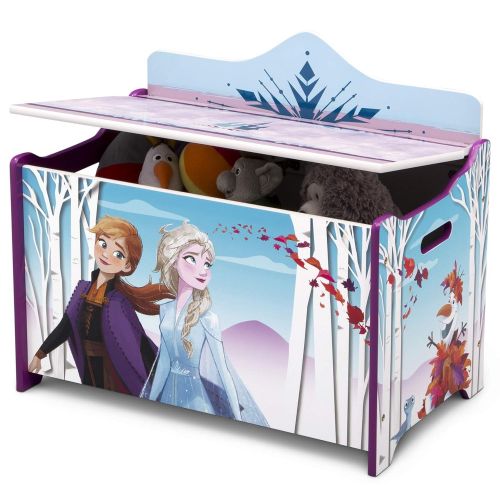  [아마존베스트]Delta Children Deluxe Toy Box, Disney Frozen II