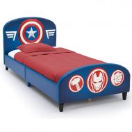 Delta Children Upholstered Twin Bed DC Comics Justice League