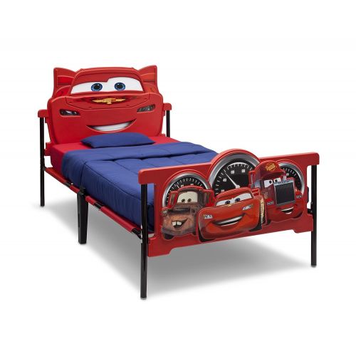  Delta Children Plastic 3D-Footboard Twin Bed, DisneyPixar Cars