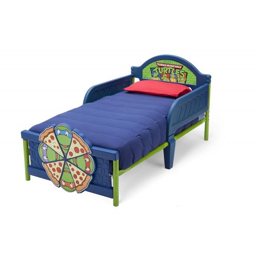  Delta Children 3D-Footboard Toddler Bed, Nickelodeon Ninja Turtles