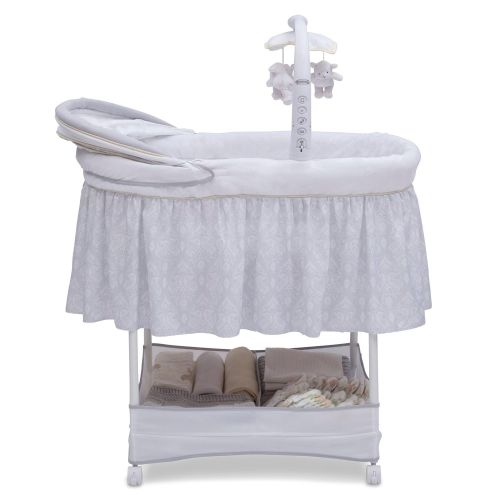 시몬스 Simmons Kids Gliding Bassinet, Peacock