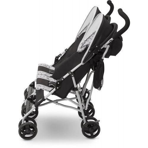  Delta Children J is for Jeep Brand Scout Infant Canopy Double Stroller, Spot On