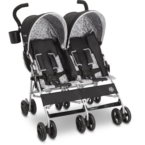  Delta Children J is for Jeep Brand Scout Infant Canopy Double Stroller, Spot On