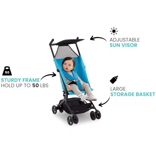  The Clutch Stroller by Delta Children | Great for On-the-Go Everyday Use | Aqua