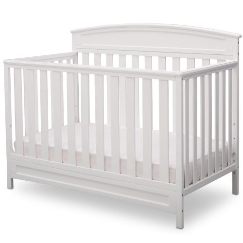  Delta Children Sutton 4-in-1 Convertible Baby Crib, White