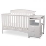 Delta Children Abby Convertible Crib N Changer, Grey