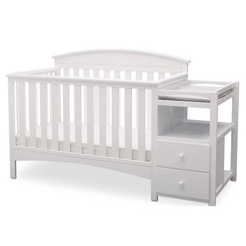  Delta Children Abby Convertible Crib N Changer, Grey