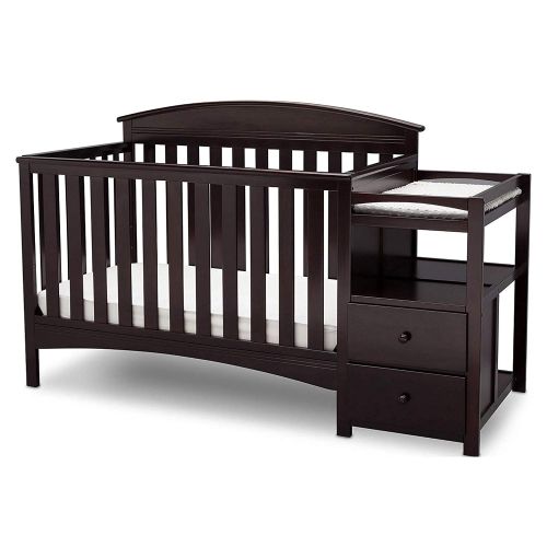  Delta Children Abby Convertible Crib N Changer, Grey