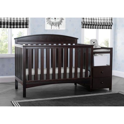  Delta Children Abby Convertible Crib N Changer, Grey