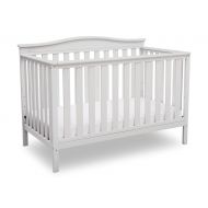 Delta Children Independence 4-in-1 Convertible Baby Crib, Bianca White