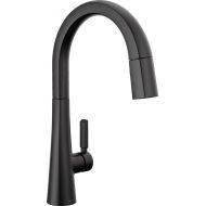 Delta Faucet Monrovia Matte Black Kitchen Faucet, Single-hole, 9191-BL-DST