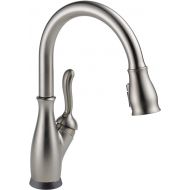 Delta Faucet Leland Touch Kitchen Faucet Brushed Nickel, Kitchen Faucets with Pull Down Sprayer, Kitchen Sink Faucet, Touch2O Technology, SpotShield Stainless 9178T-SP-DST, Without Soap Dispenser