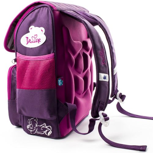  Delune School Backpack for Girls Kids School Bag with Lovely Doll - Cute/Lightweight/Waterproof (2-010)