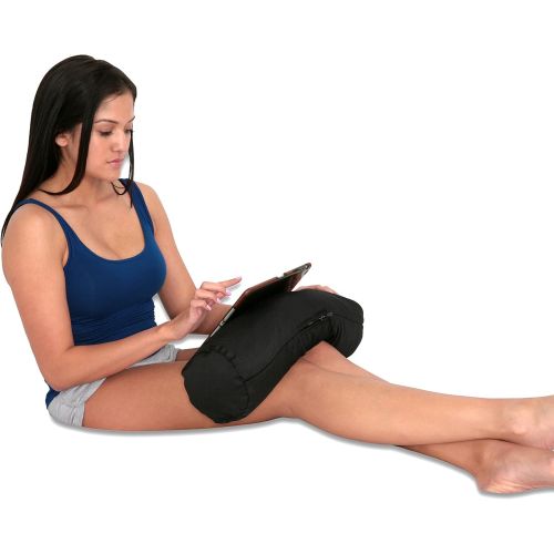  Deluxe Comfort TAB Roll - ipad Pillow Tablet/EReader Lap Holder - A Must Have Accessory Stand for Apple iPad Kindle & Kobo - Perfect for Bed, Couch, or On Your Knees - Adjustable to Any Angle - S