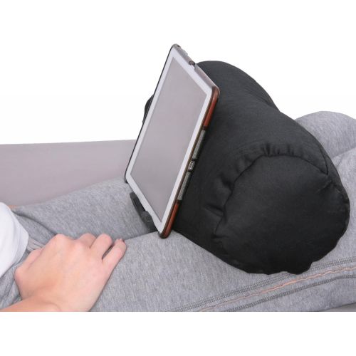  Deluxe Comfort TAB Roll - ipad Pillow Tablet/EReader Lap Holder - A Must Have Accessory Stand for Apple iPad Kindle & Kobo - Perfect for Bed, Couch, or On Your Knees - Adjustable to Any Angle - S