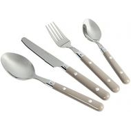 Delys-By-Vercal Delys by Vercal 5130384Spoon/Knife/Fork/Spoon Stainless Steel Cutlery Set16Piece/Taupe