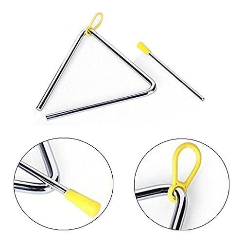  [아마존베스트]Demarkt Musical Triangle Steel School Children Early Years With Beater 4Inch